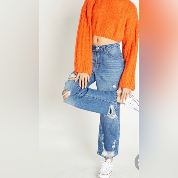 90s Boyfriend Jeans Destructed by EnJean - Picture 4 of 4